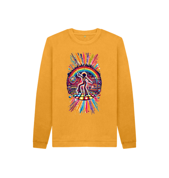 Mustard 70s Glam kids sweatshirt