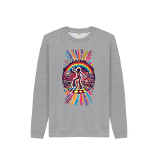 Athletic Grey 70s Glam kids sweatshirt