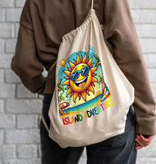 Smiling Sun - Island Adventure - Drawstring Bag