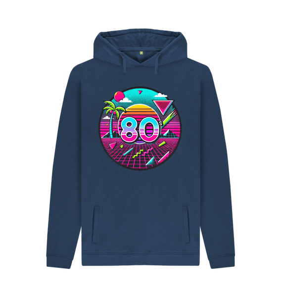 Navy Neon 80s